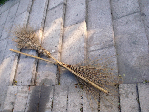 Street Sweeper's Brooms.